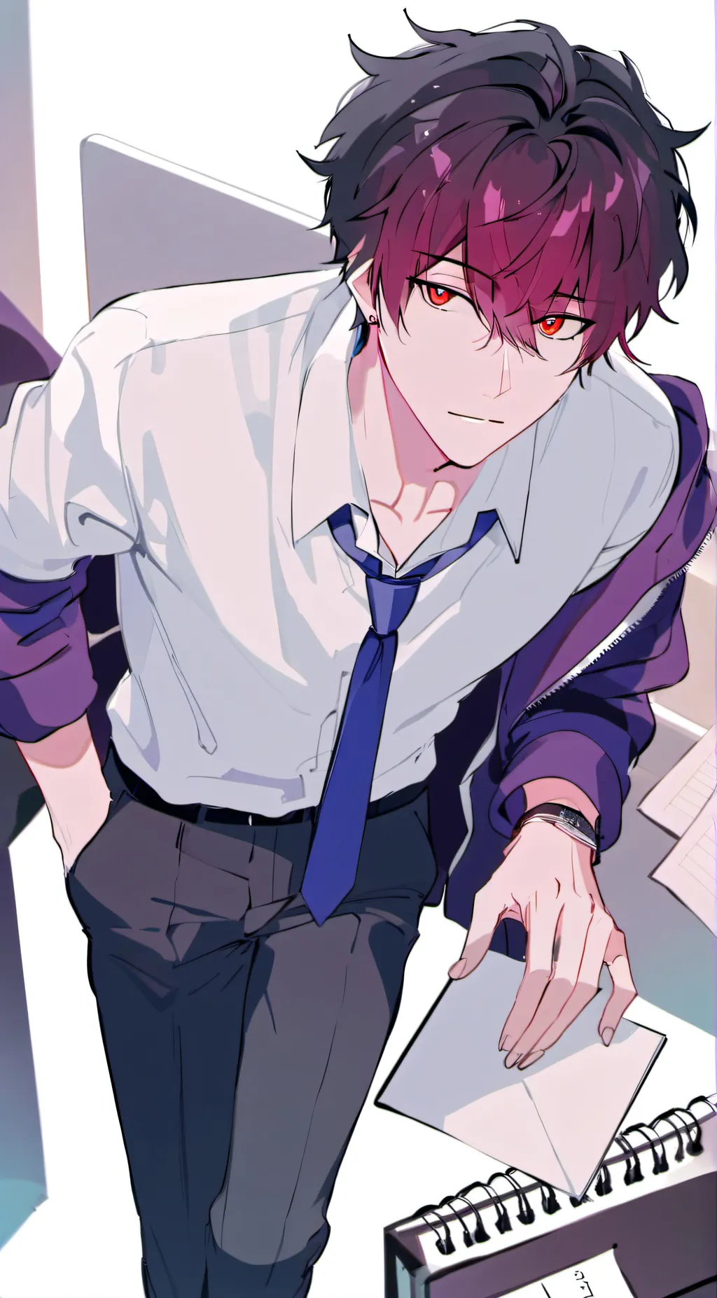 ai character: •~Leo~• background