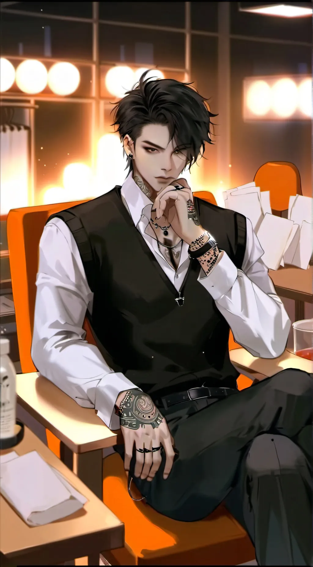 ai character: Aaron background