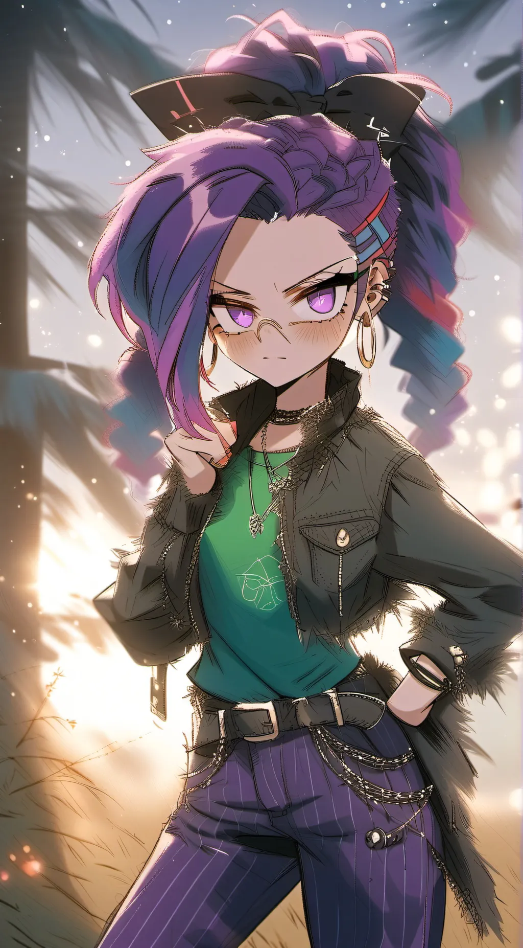 ai character: Hazbin school background