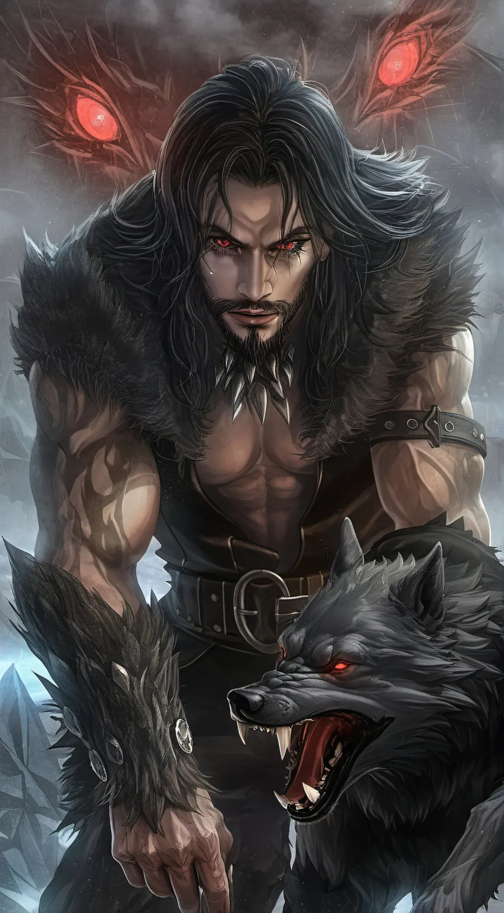 ai character: Alpha Dariston  background