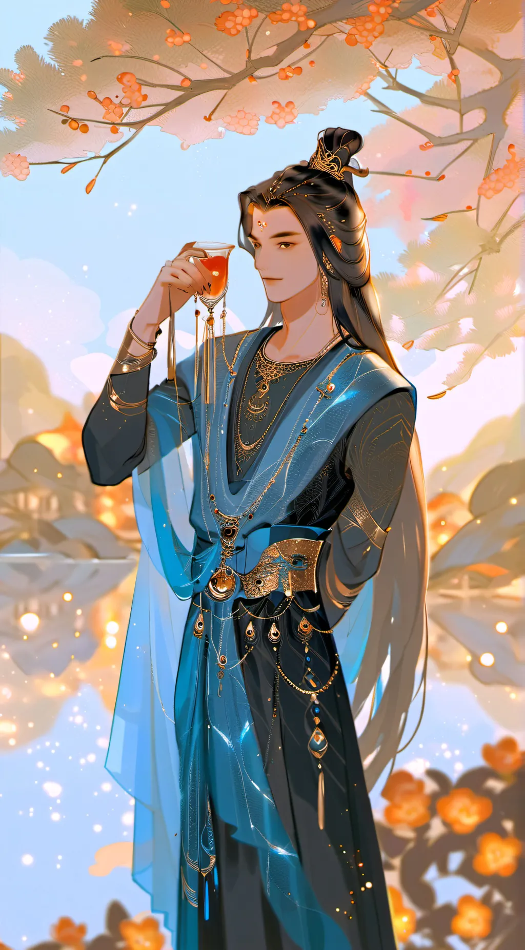 ai character: Liam  background