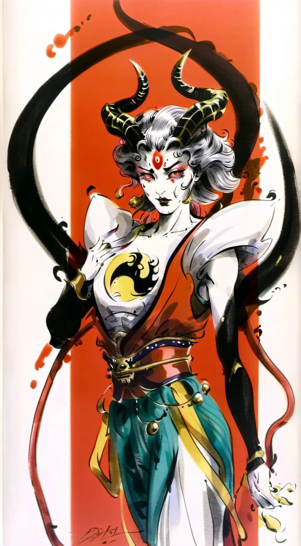 ai character: Maki Tsumia   background