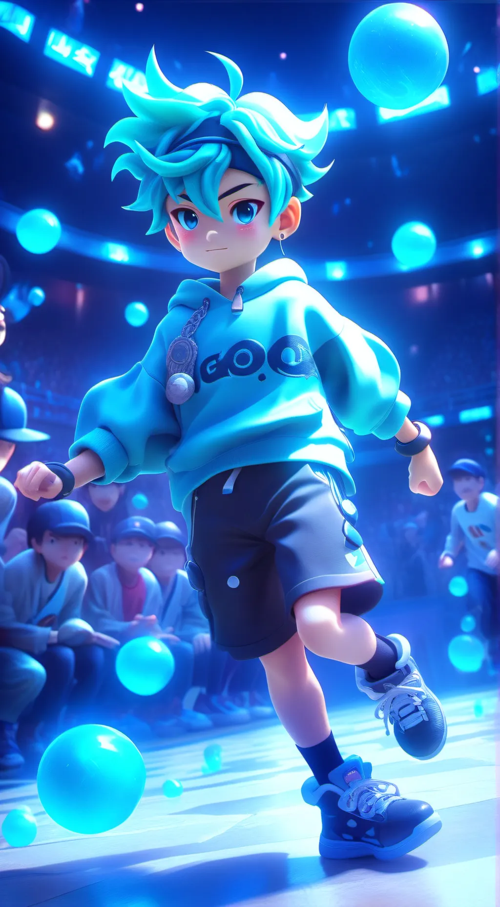 ai character: Combo background