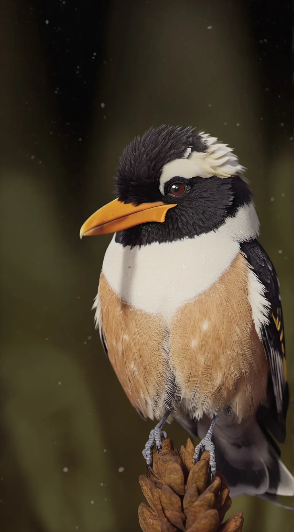 ai character: bird  background