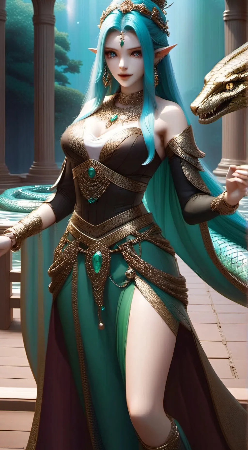 ai character: Nala background