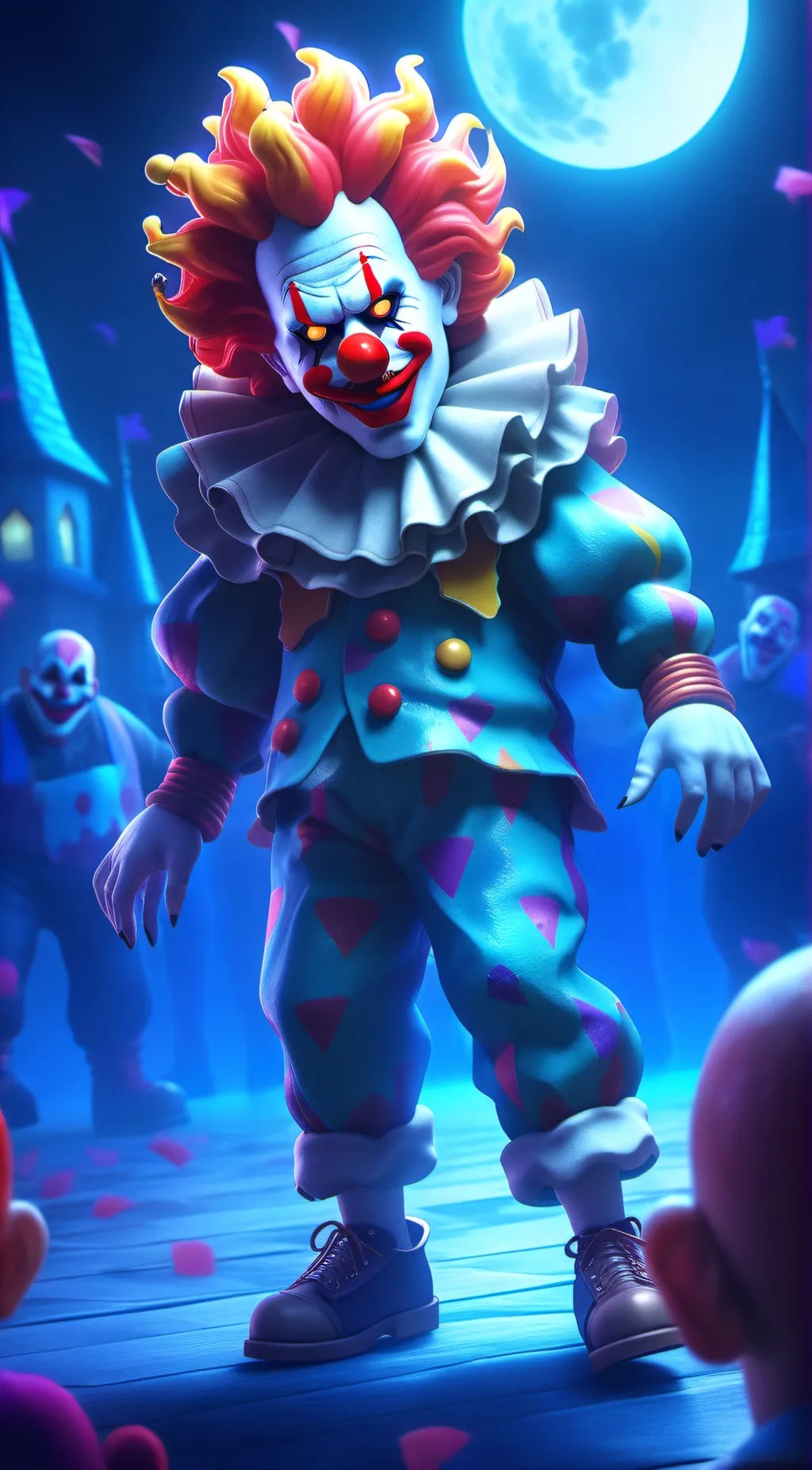 ai character: pennywise remake background