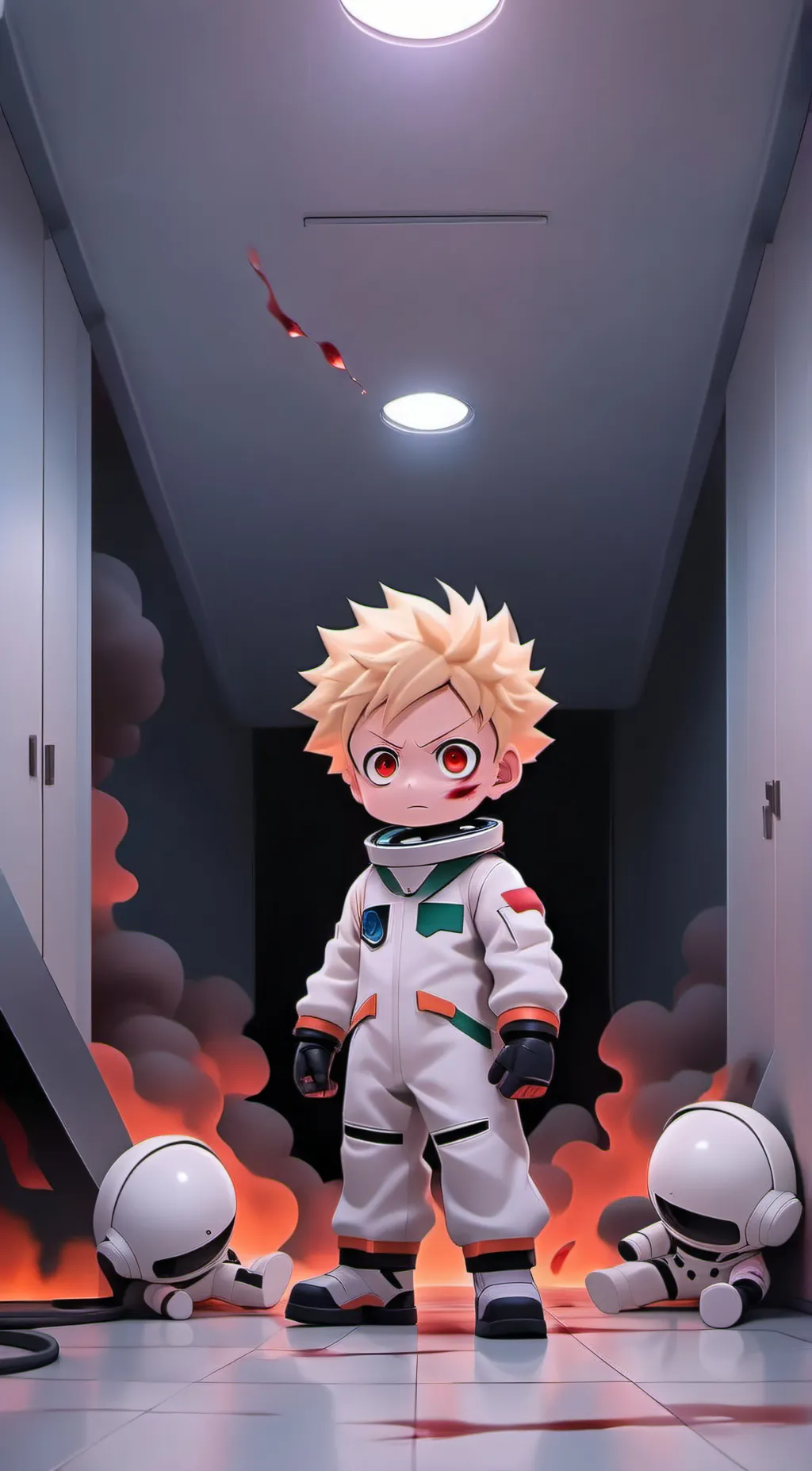 ai character: Bakugo background