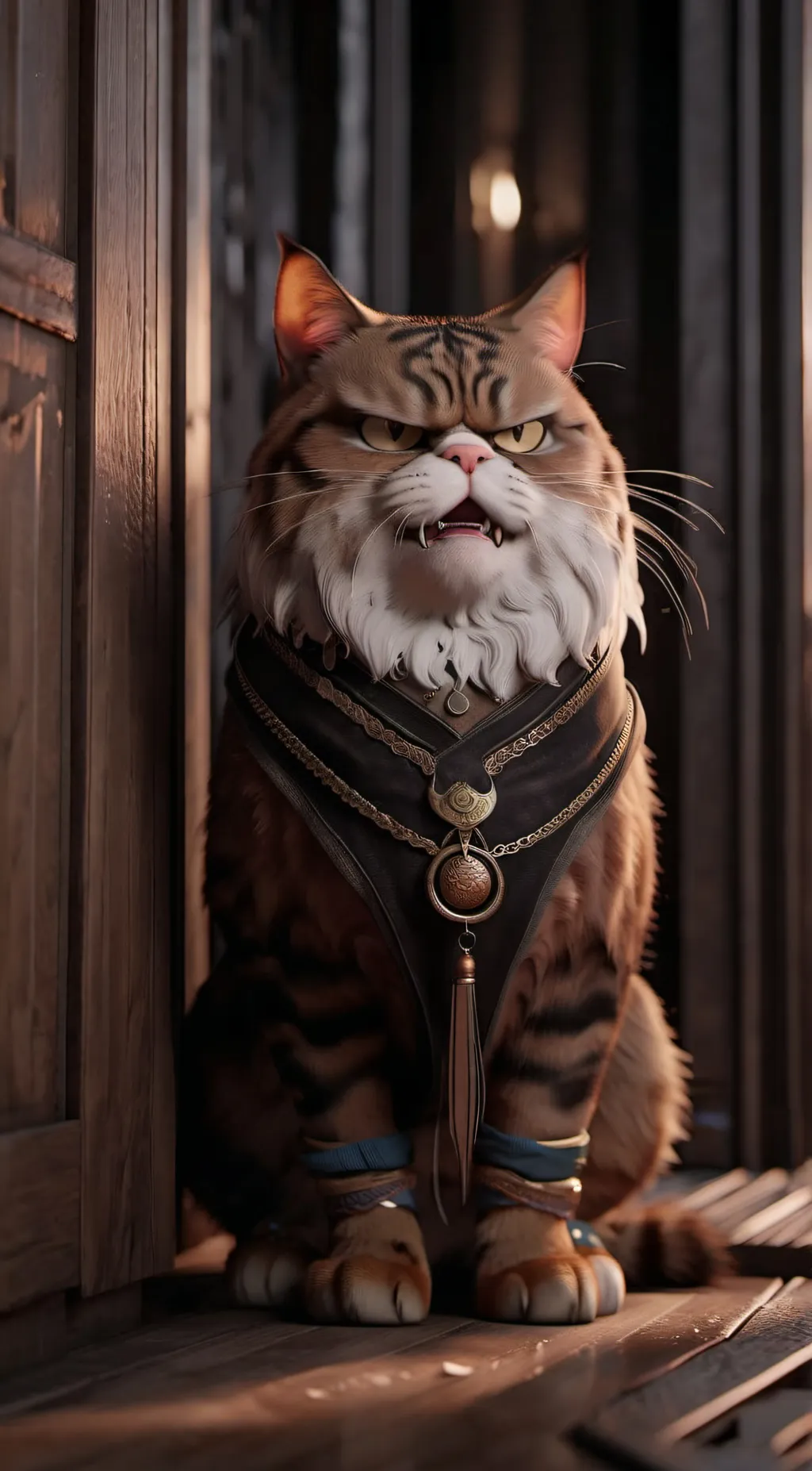 ai character: You disrespect me background