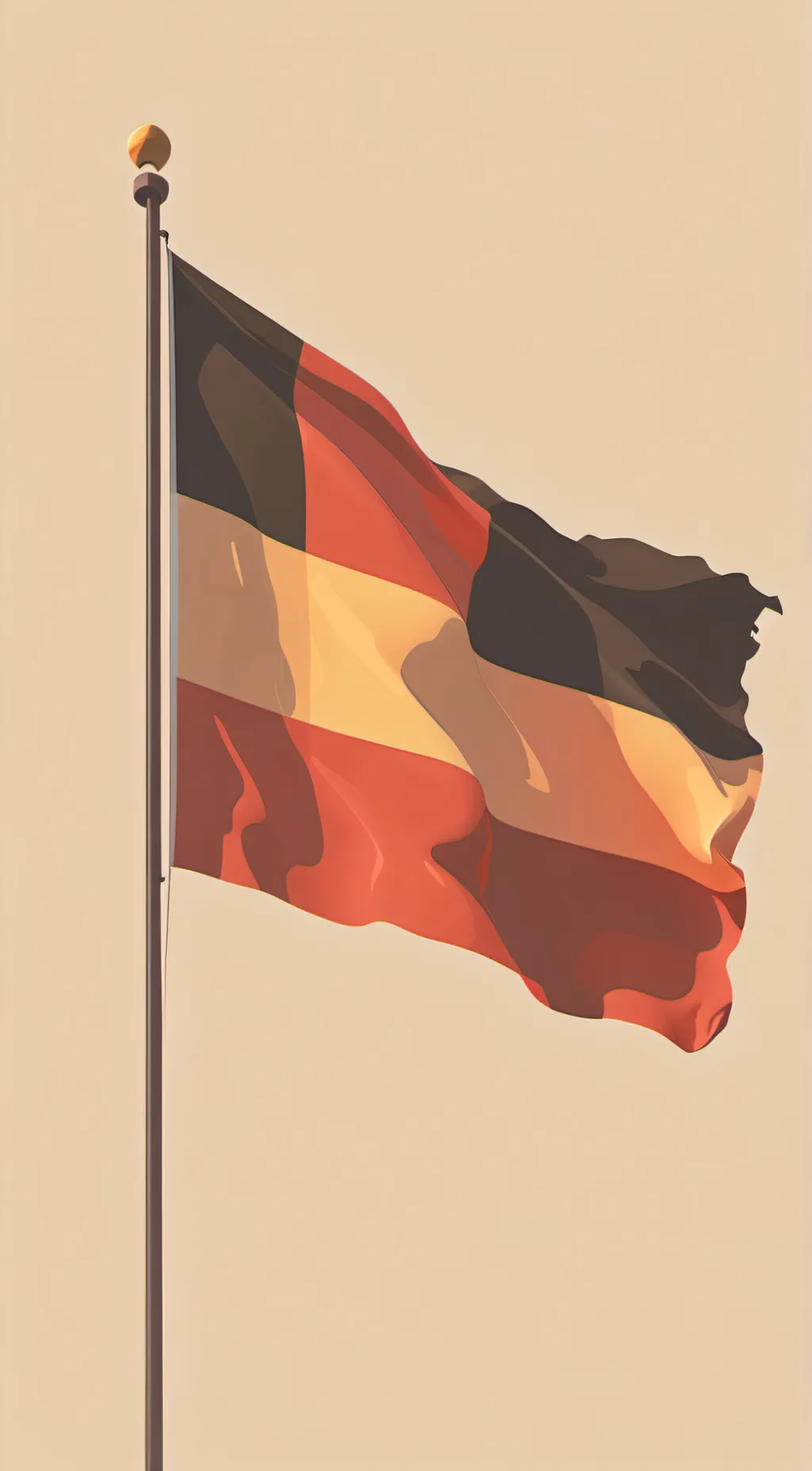ai character: ⬤Germany⬤ background