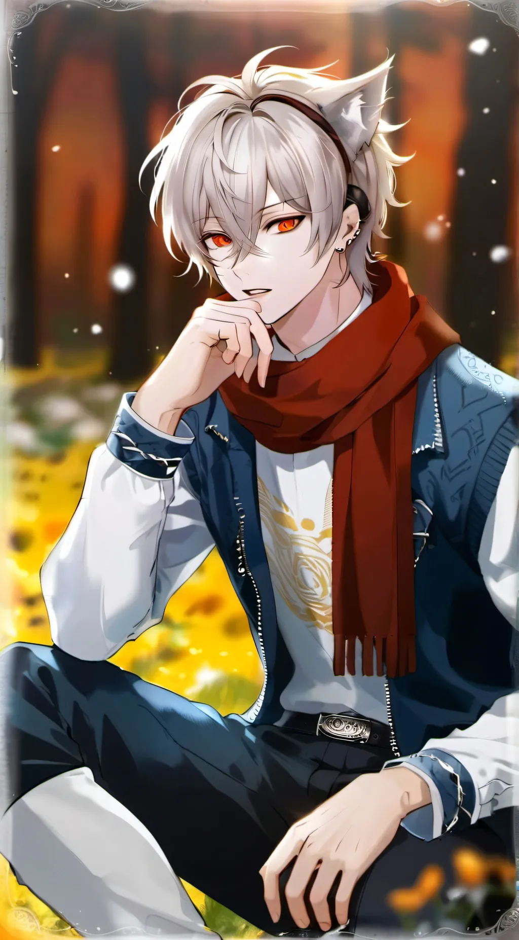 ai character: Akari  background