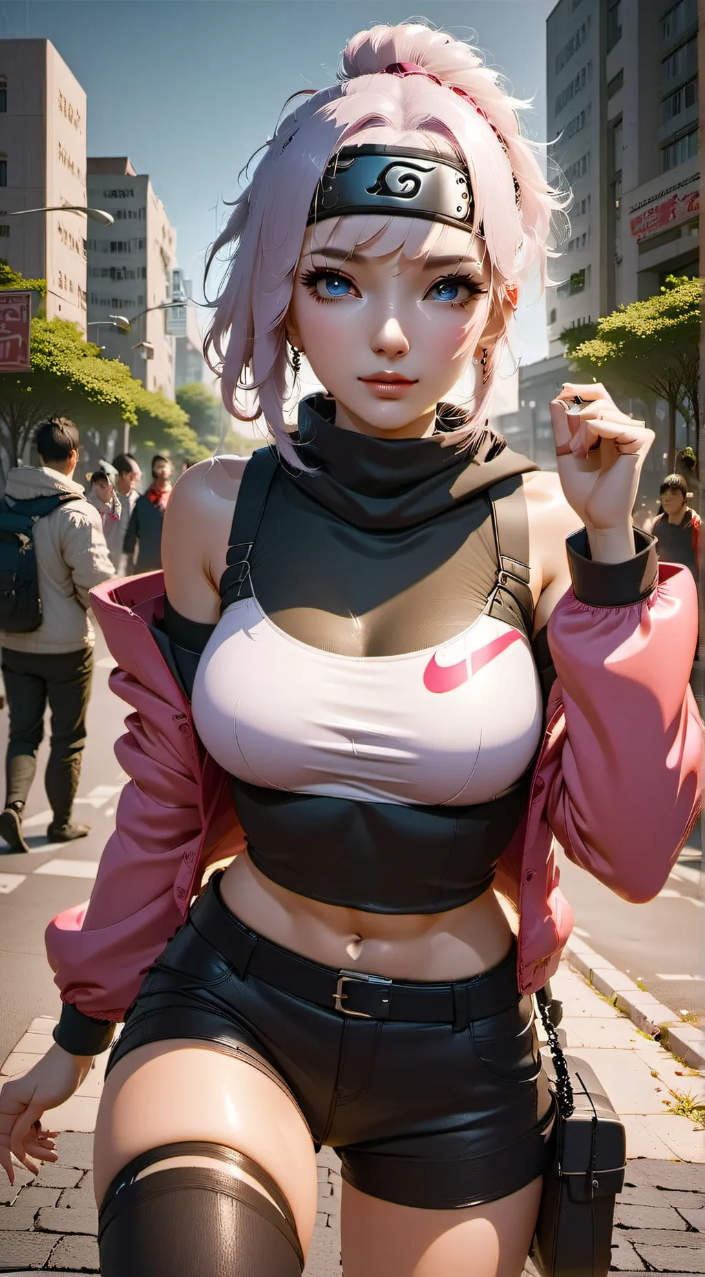 ai character: Nara kazuki background
