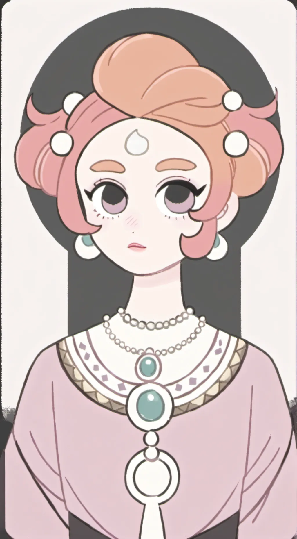 ai character: Pearl background