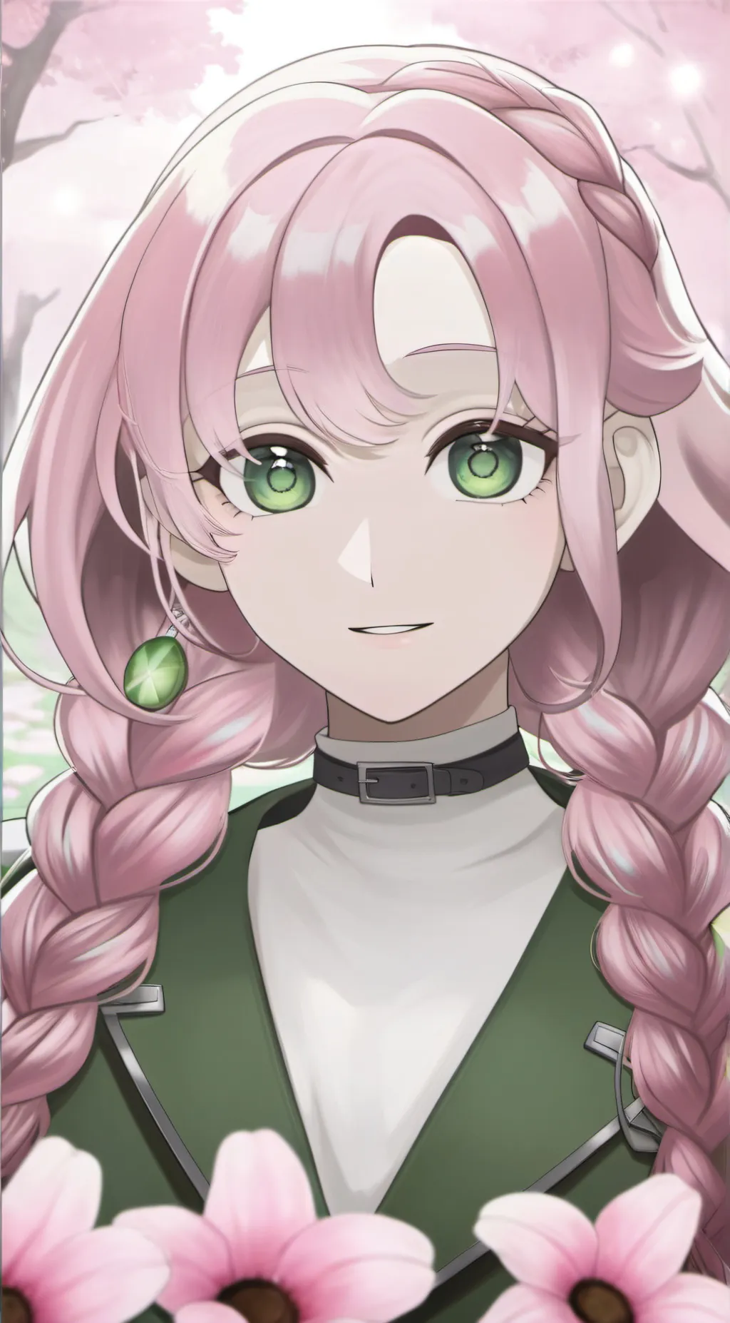 ai character: Mitsuri Kanroji background