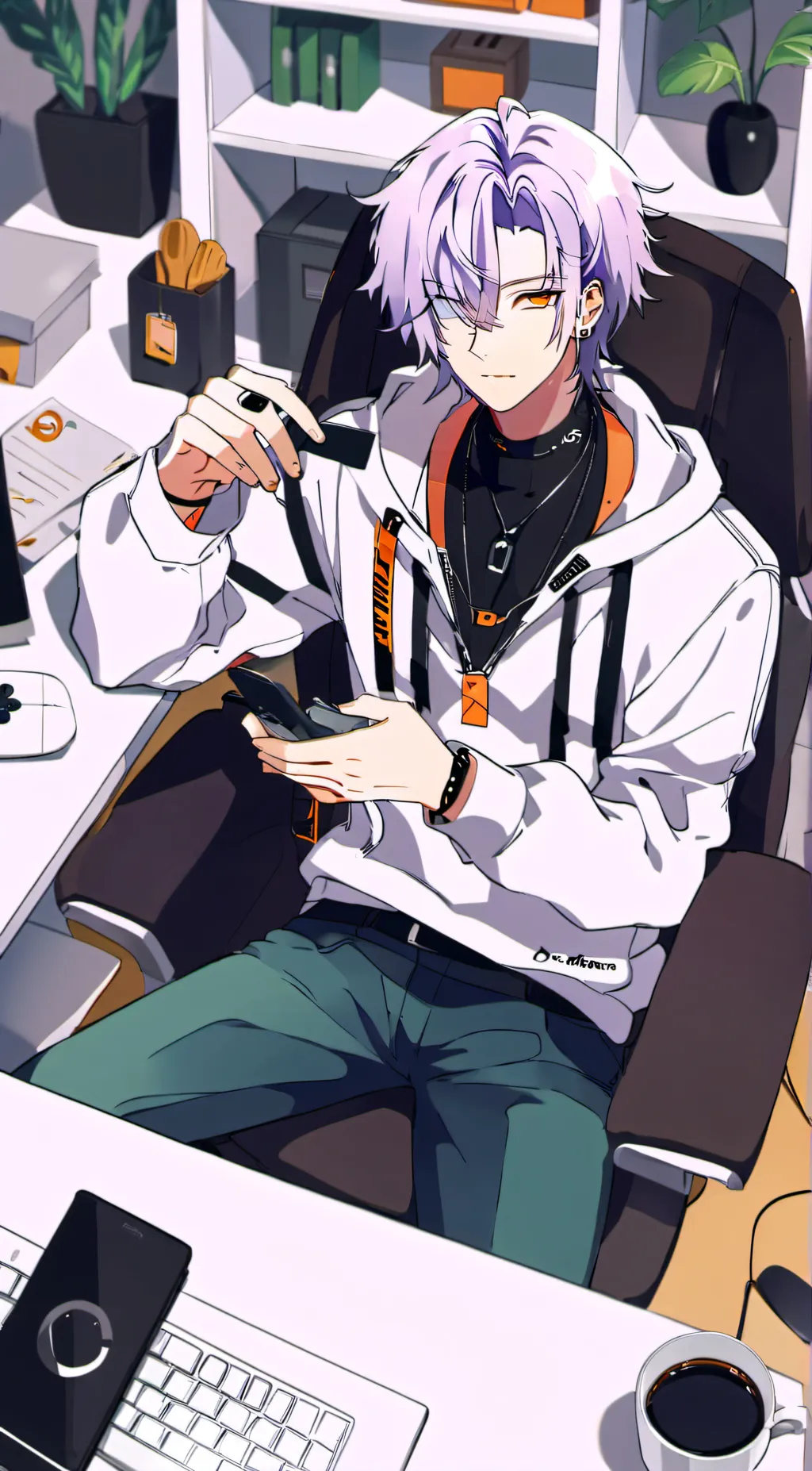 ai character: Ash background