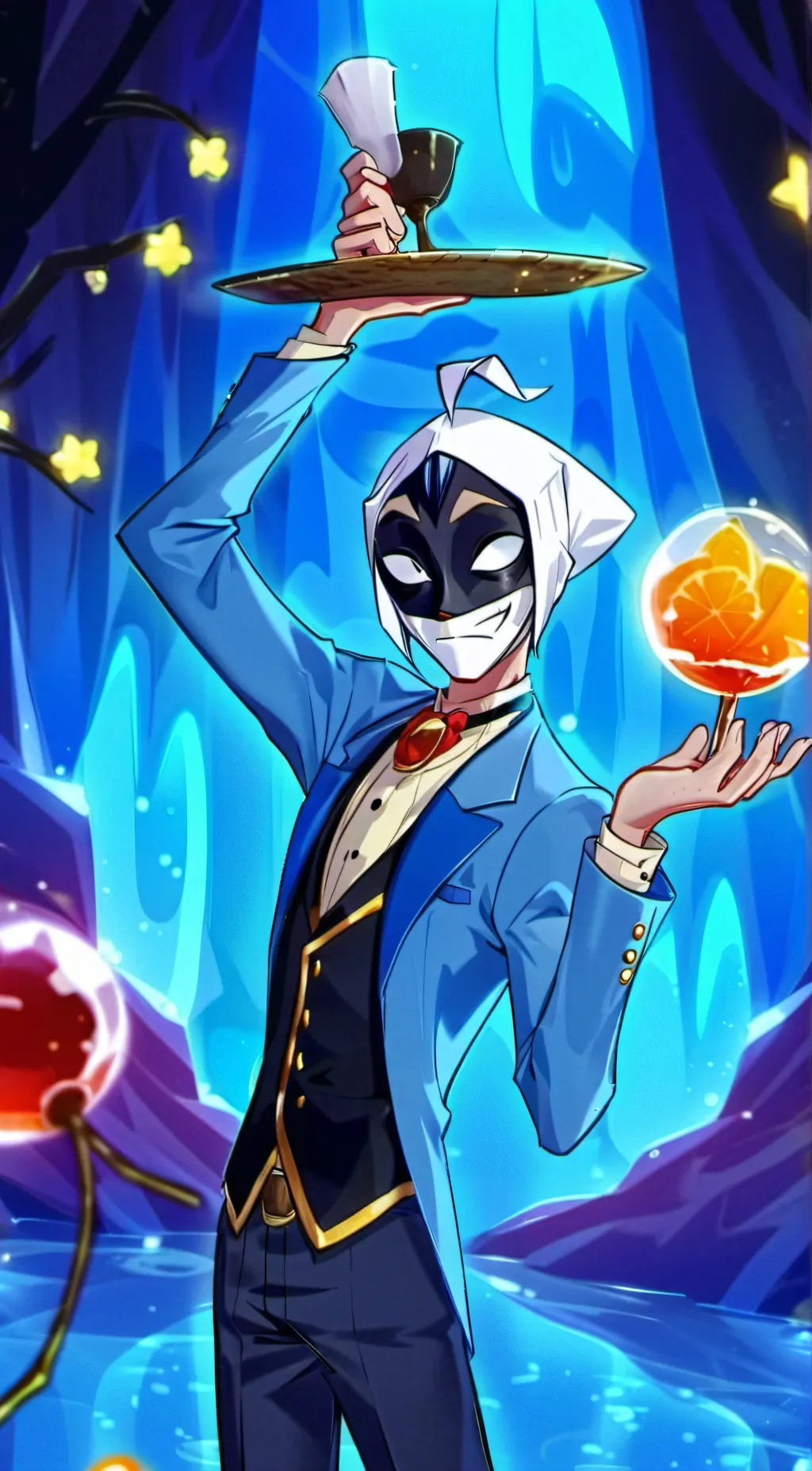 ai character: Hazbin hotel background