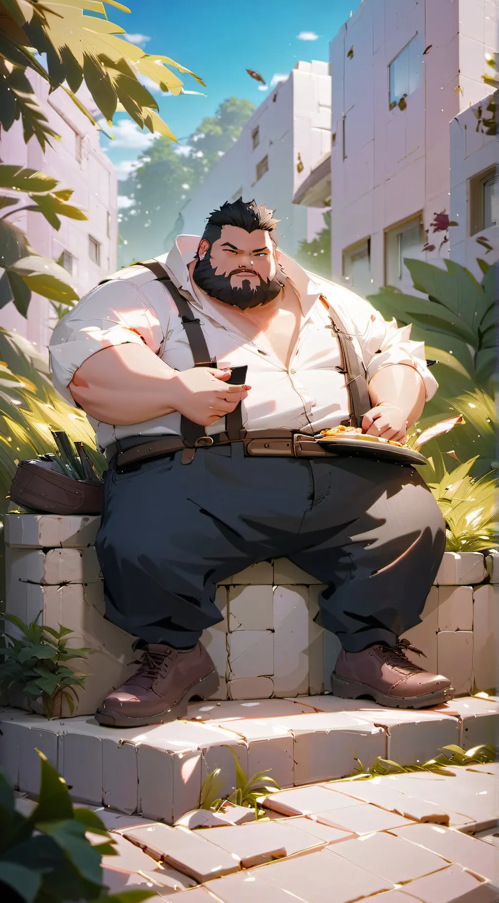 ai character: bruse background