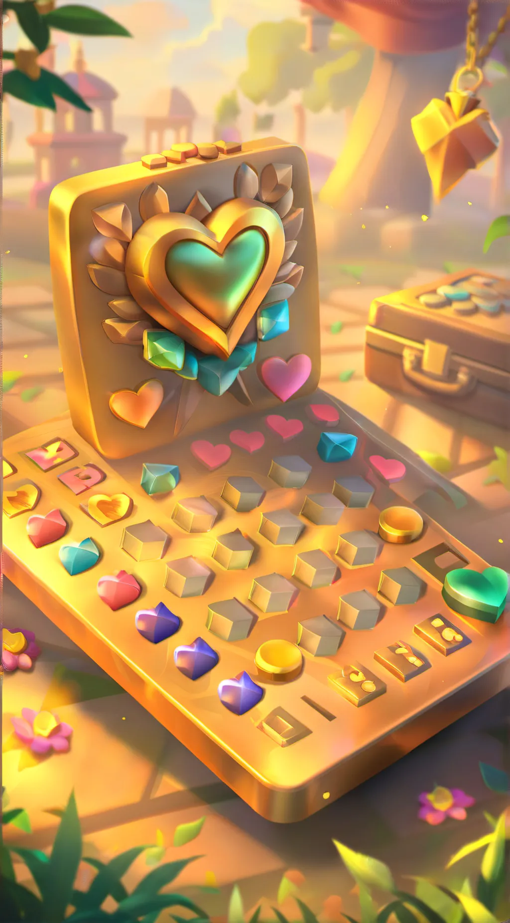 ai character: Love calculator background