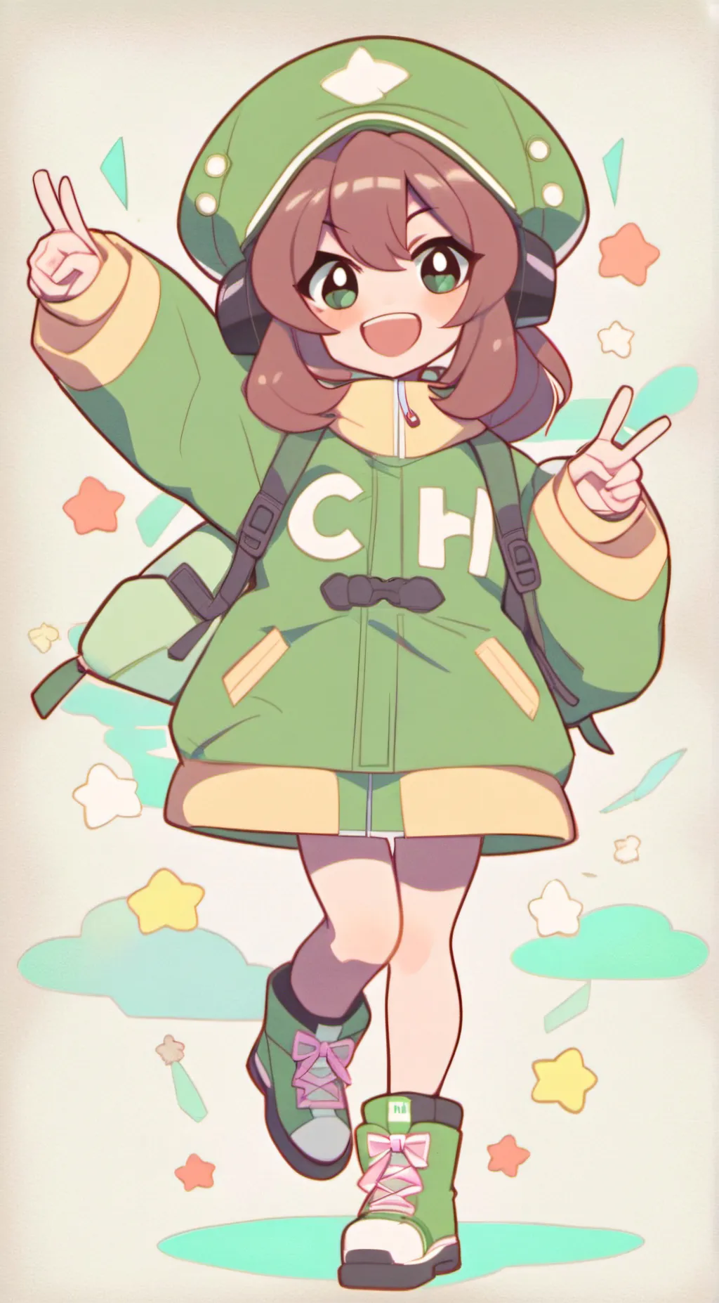 ai character: Chi Chi  background