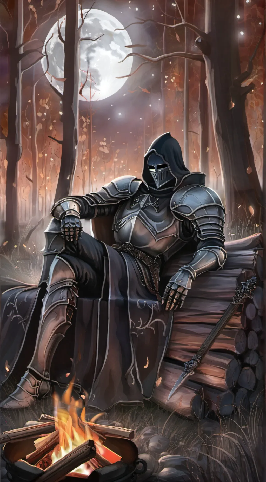 ai character: Knight background