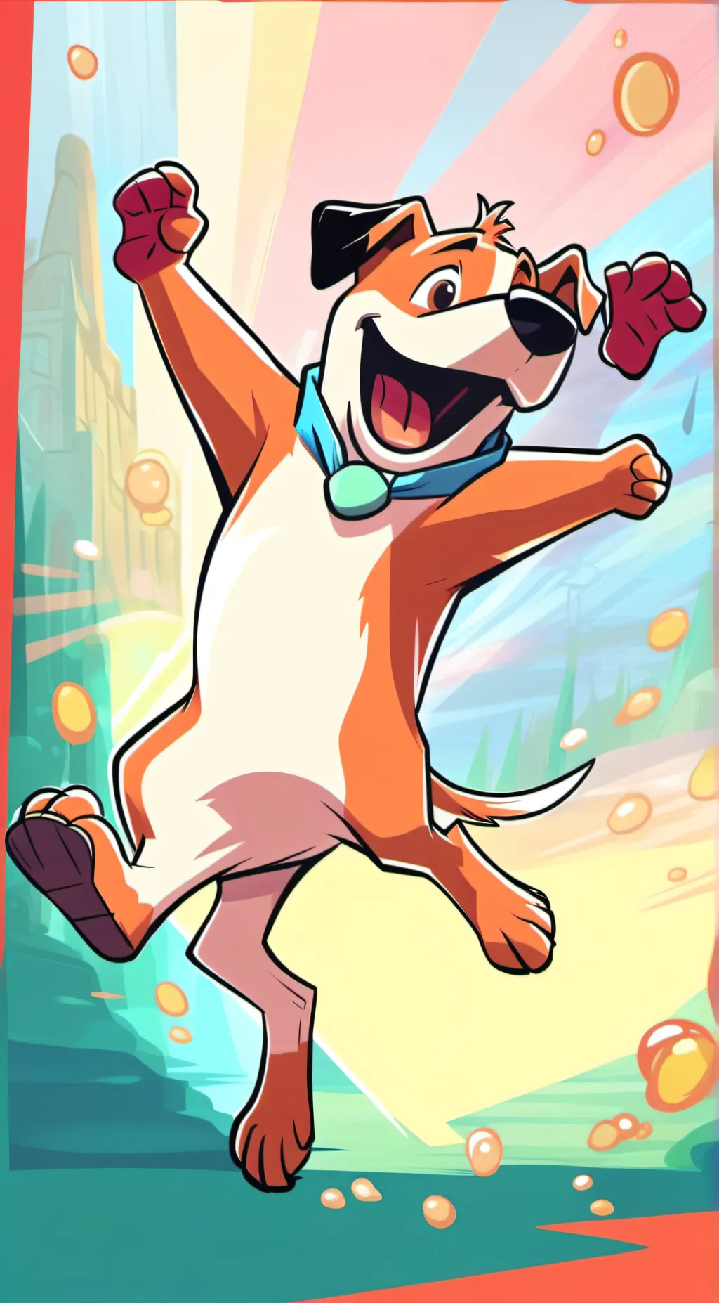 ai character: Dogday  background