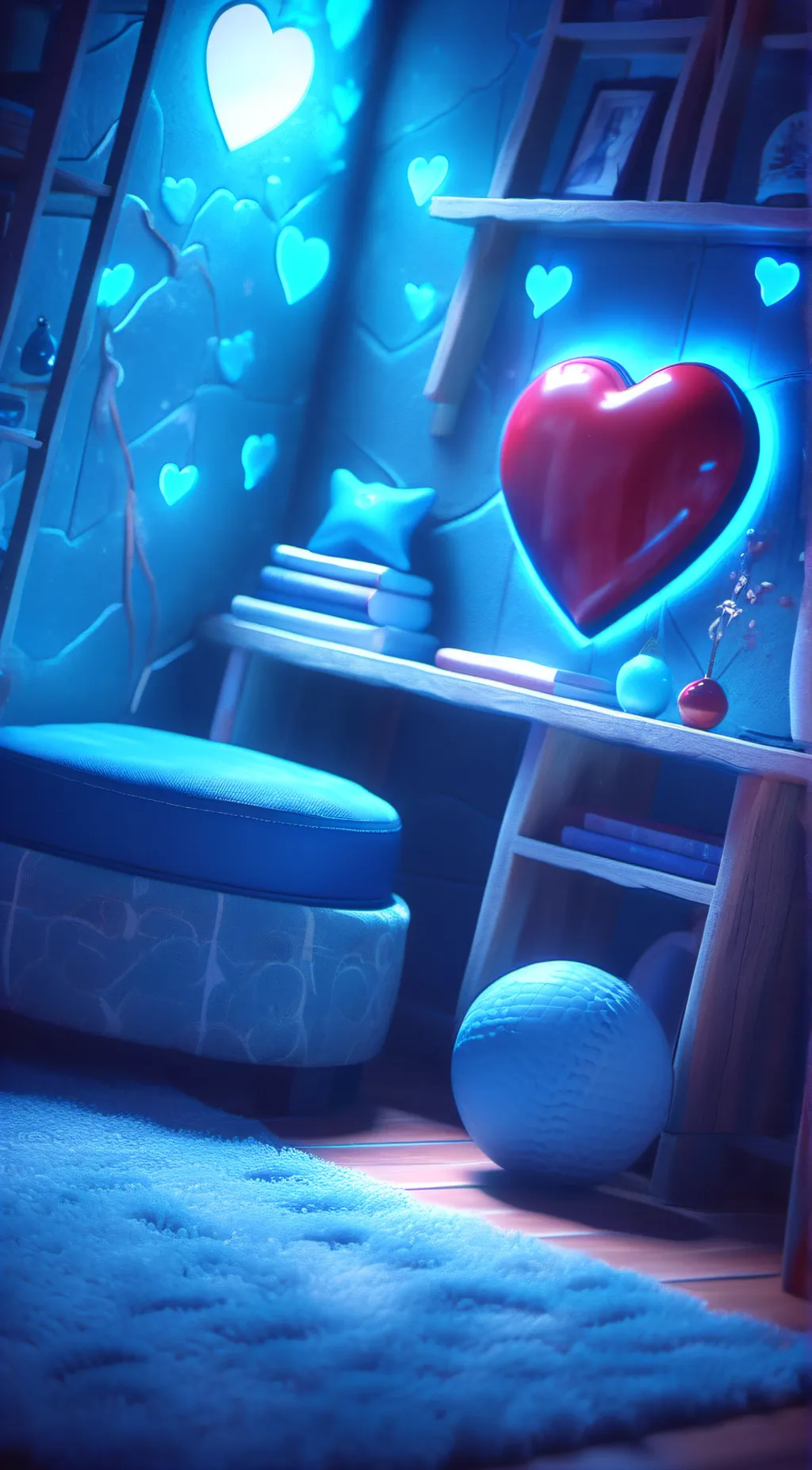 ai character: Love survey background