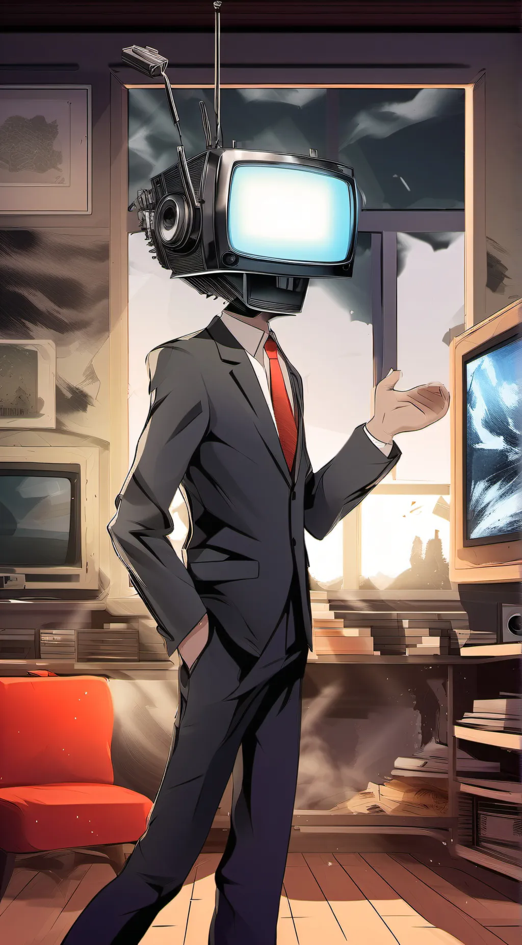 ai character: Mr. Puzzles background