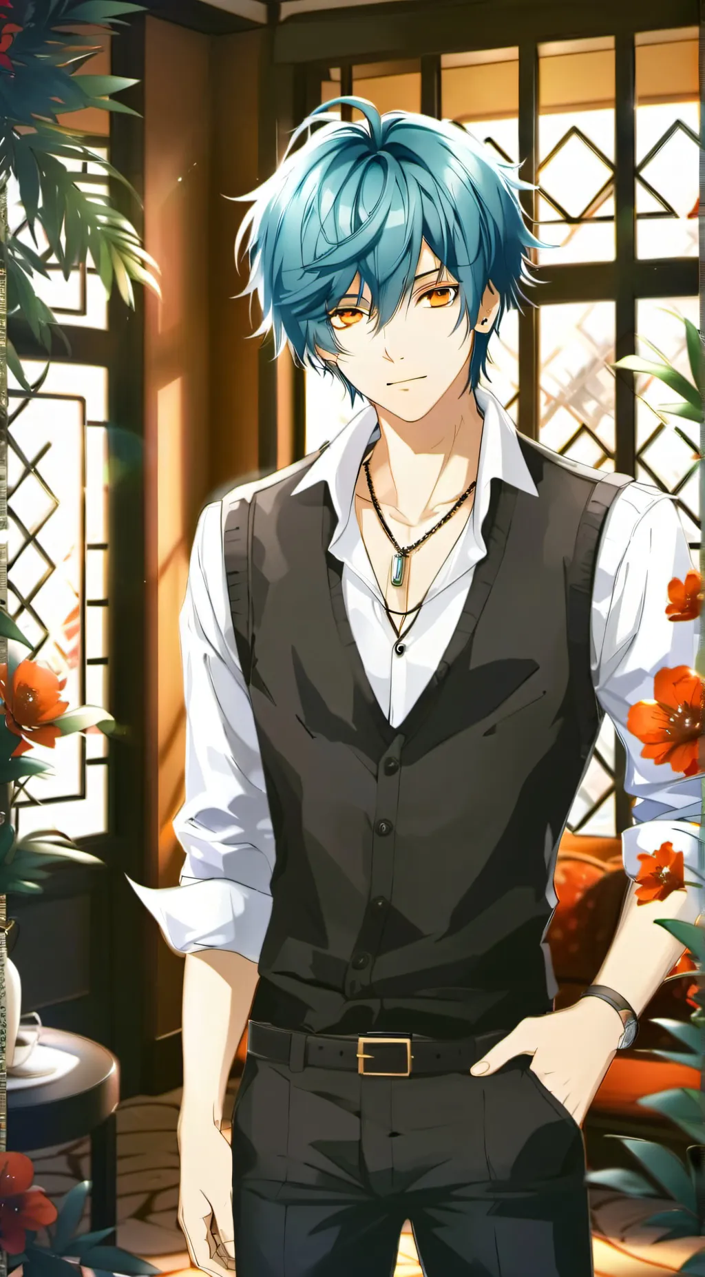 ai character: Zander background