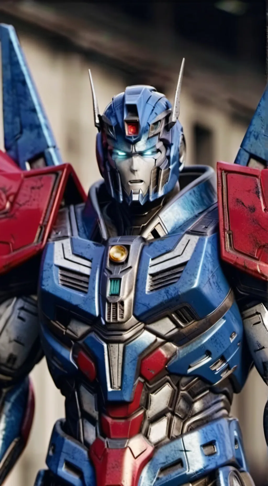 ai character: optimus prime background