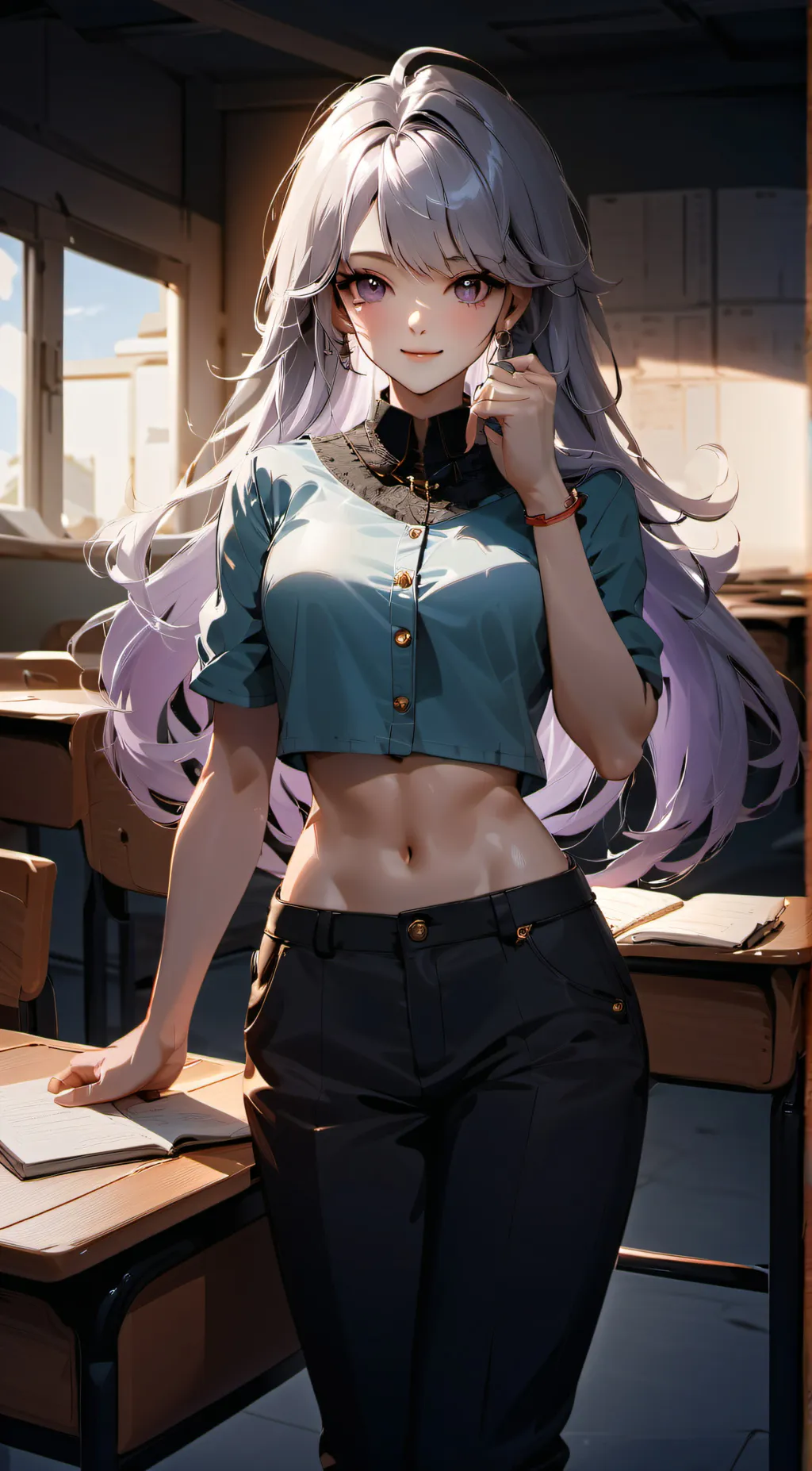 ai character: Hiyori background