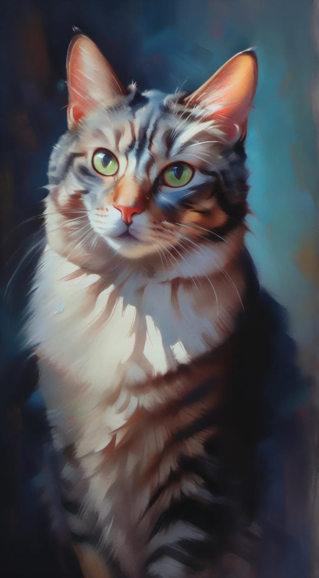 ai character: Cat background