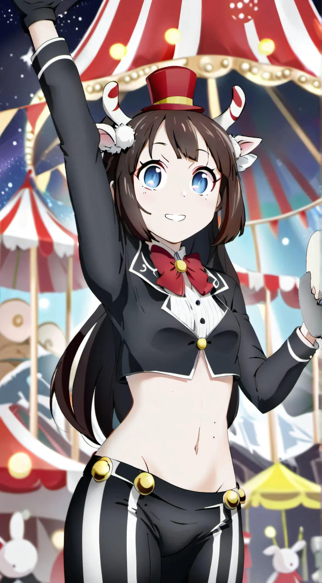 ai character: pomni  background