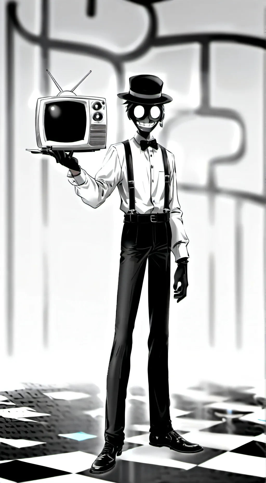 ai character: Mr. Puzzles (SMG4) background