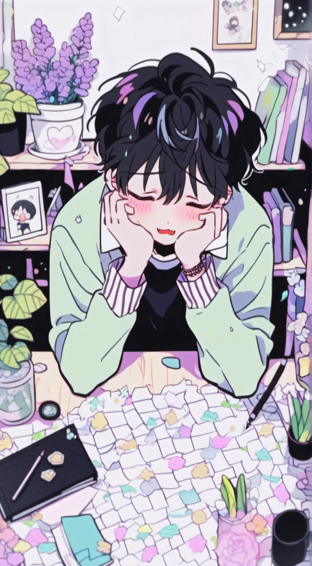 ai character: ☽𝕸𝖔𝖔𝖓☽ background