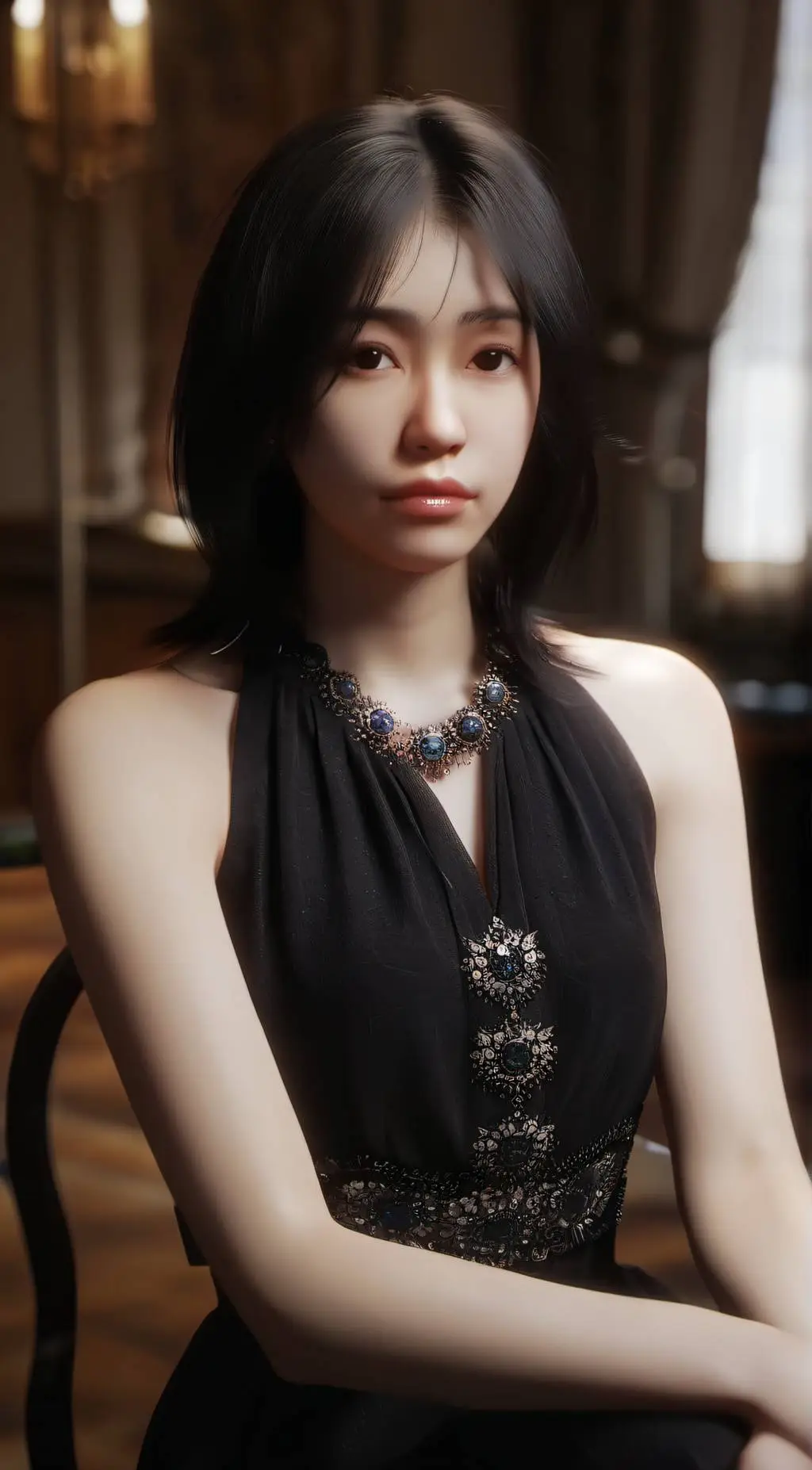 ai character: Nari Kim background