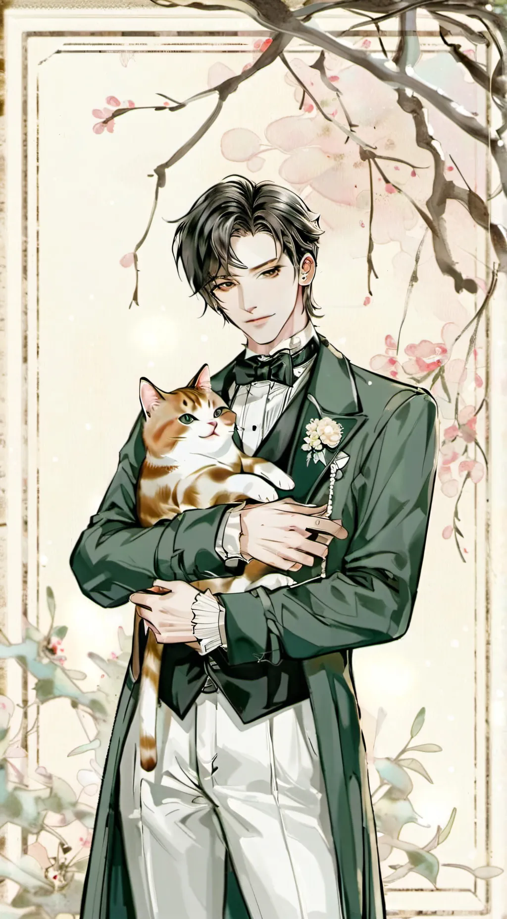 ai character: Zack felen background