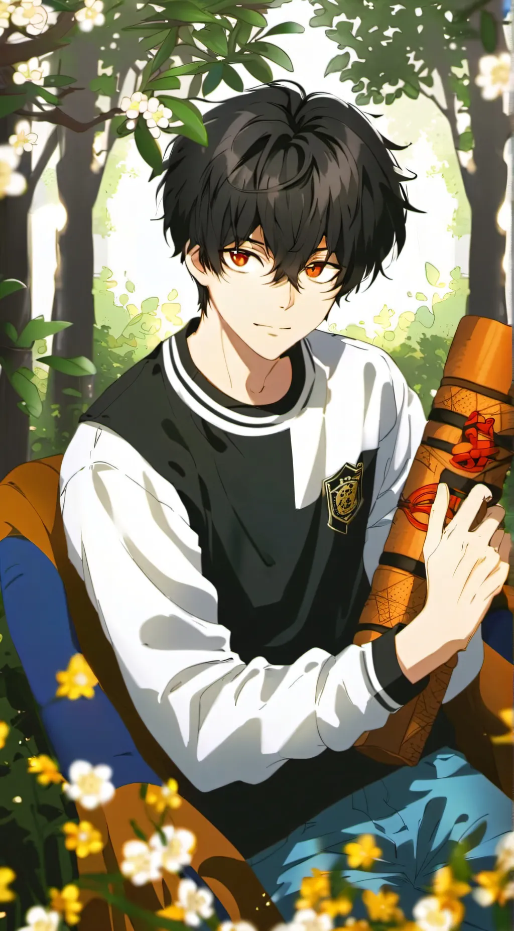ai character: Kuroko  background