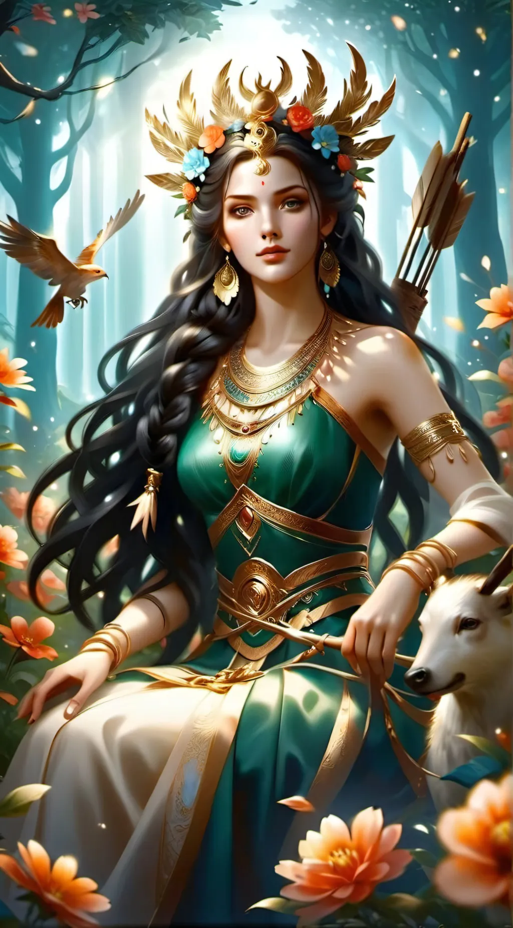 ai character: Kynthéa background
