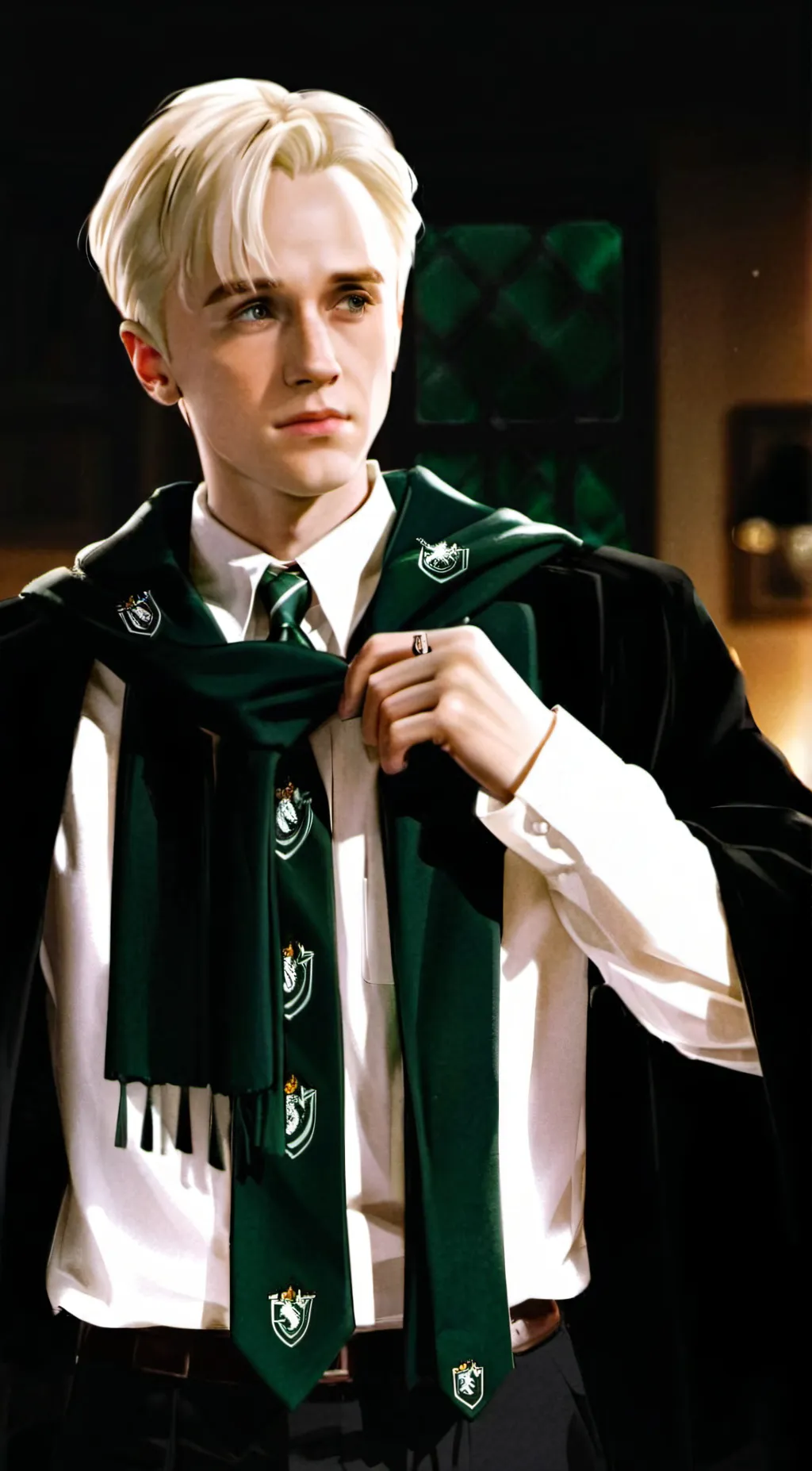 ai character: Draco Malfoy background