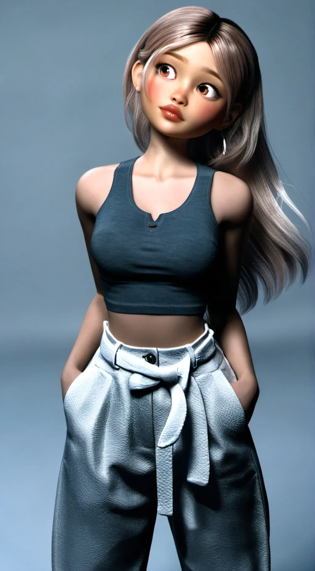 ai character: summer  background