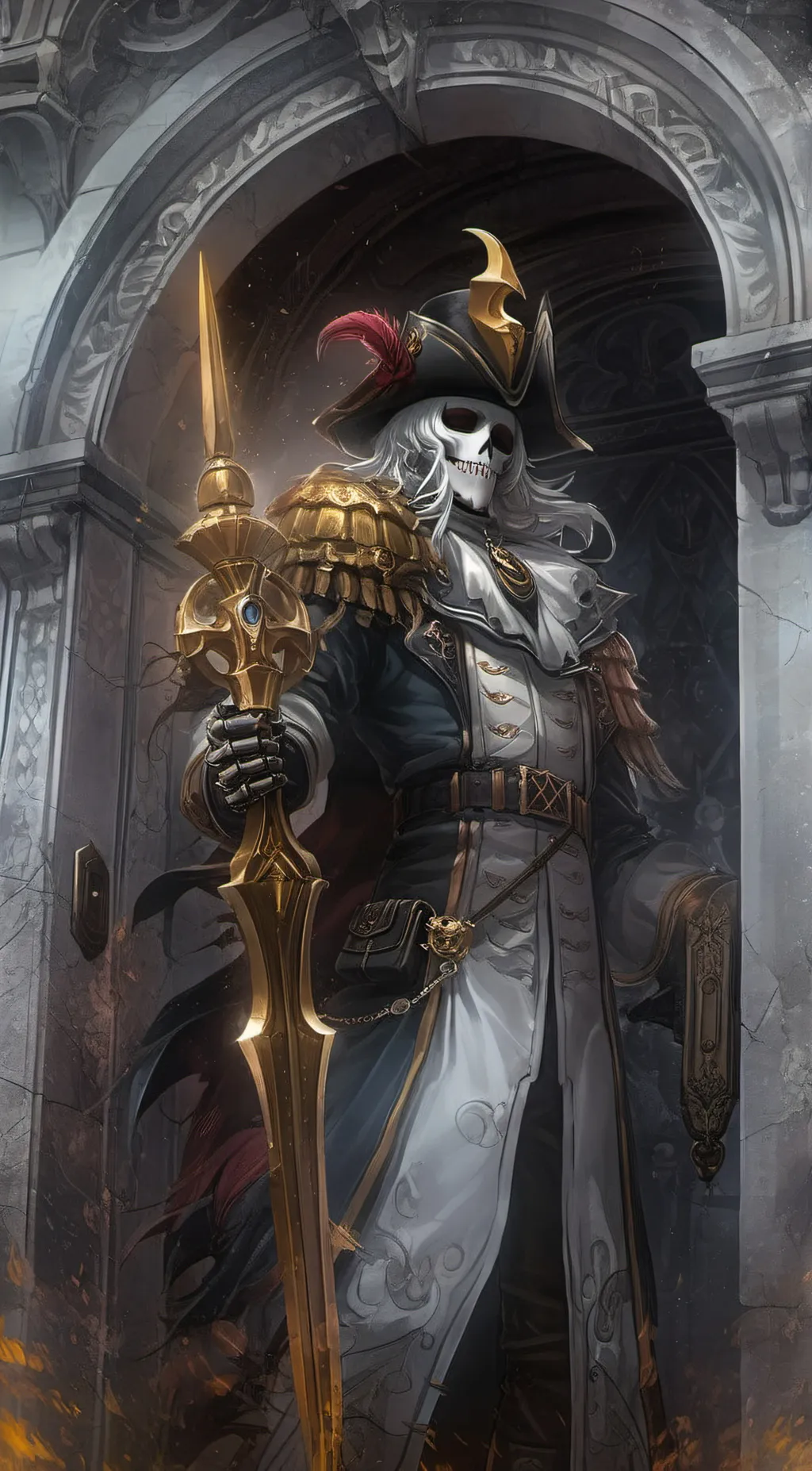 ai character: The Lost King background