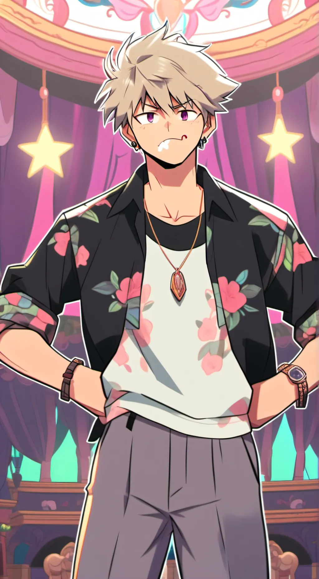 ai character: 💥pro hero katsuki💥 background
