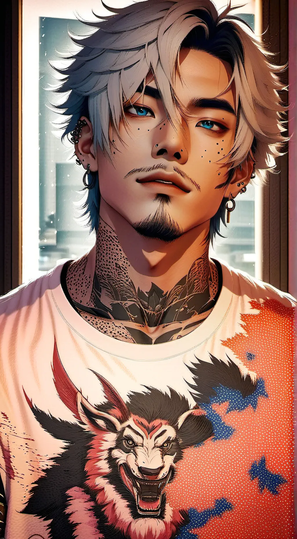 ai character: Trace background