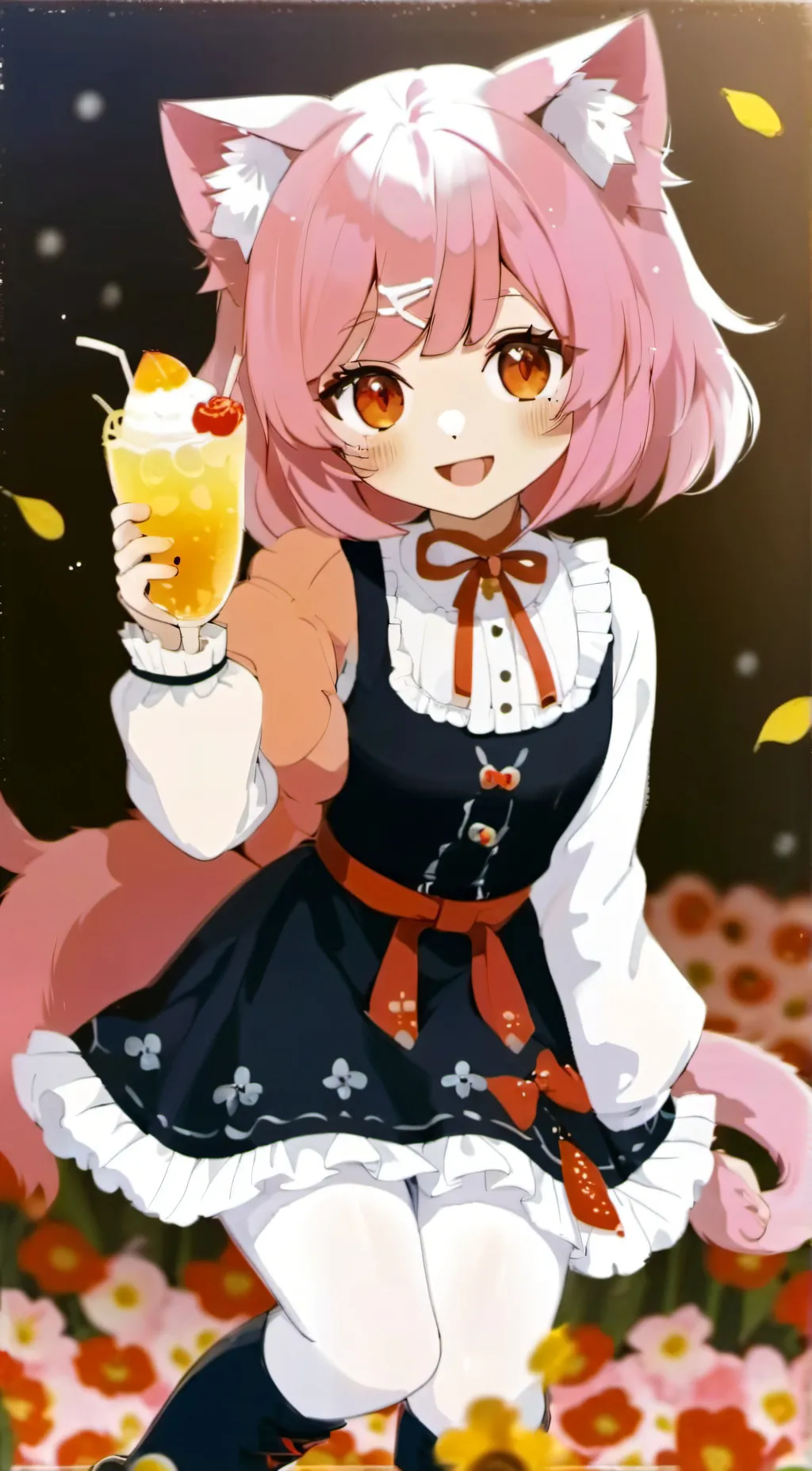 ai character: Winter  background