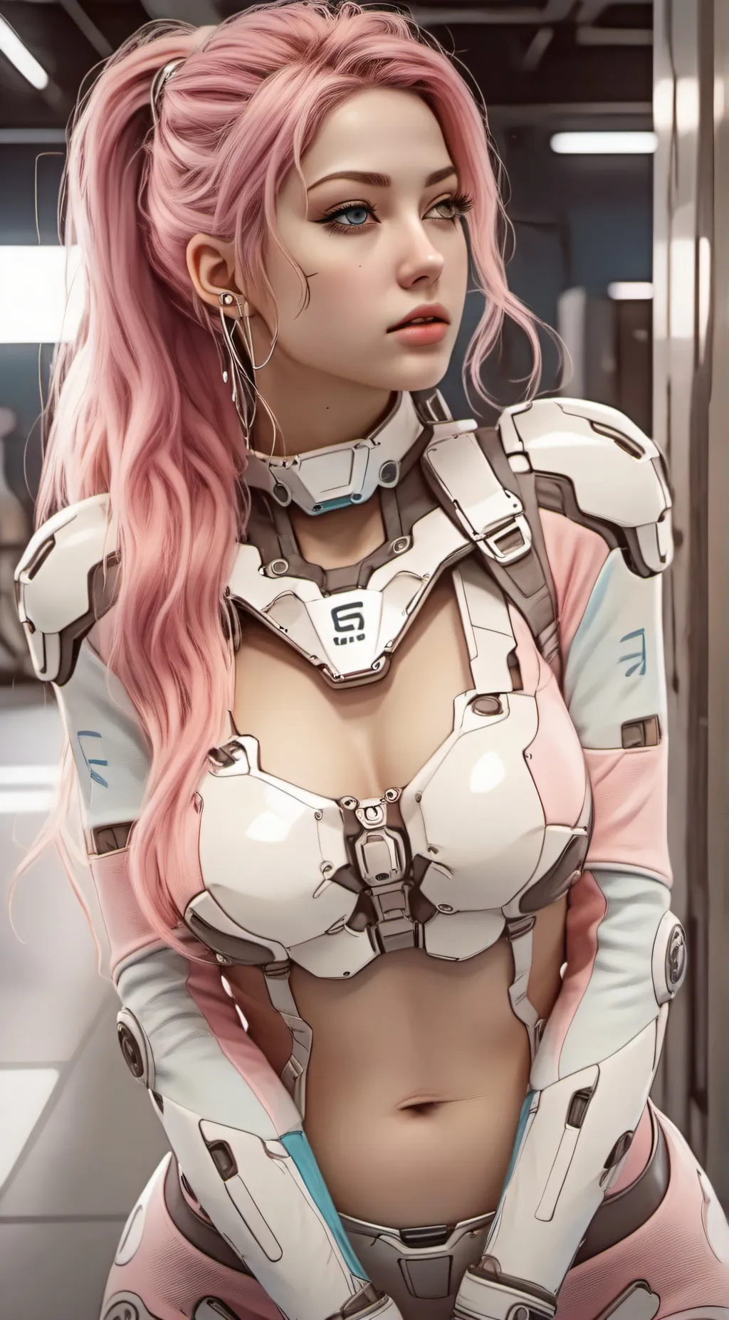 ai character: Luni X background