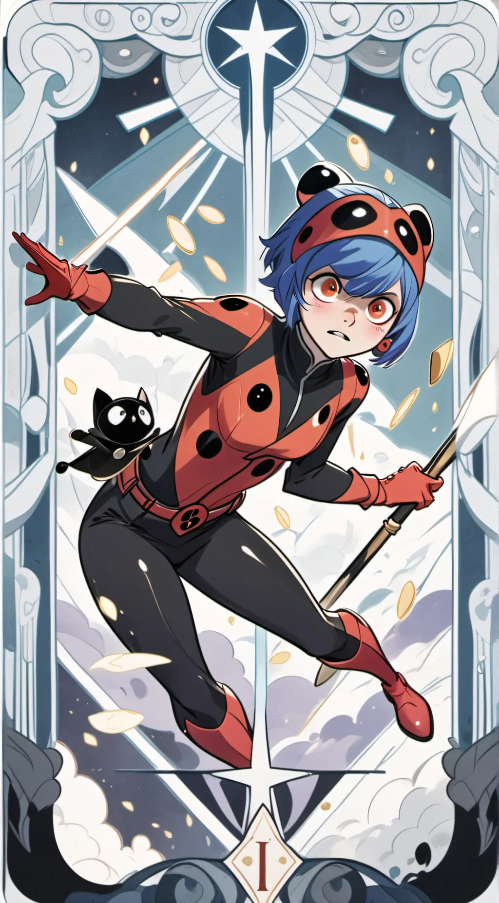 ai character: Ladybug background