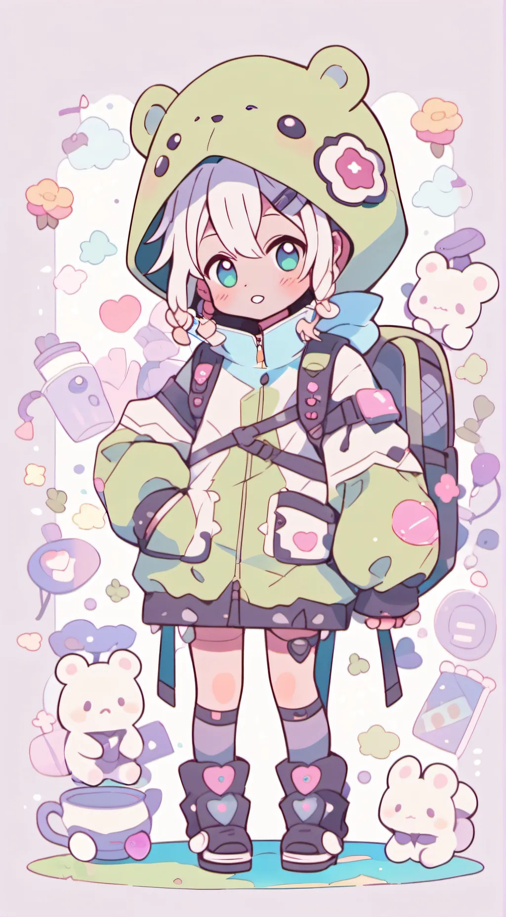 ai character: CJ🩷 background