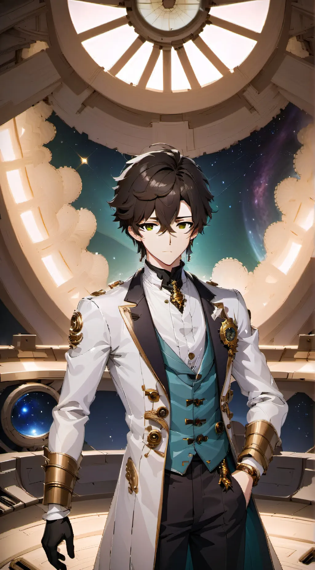 ai character: Dan Heng  background