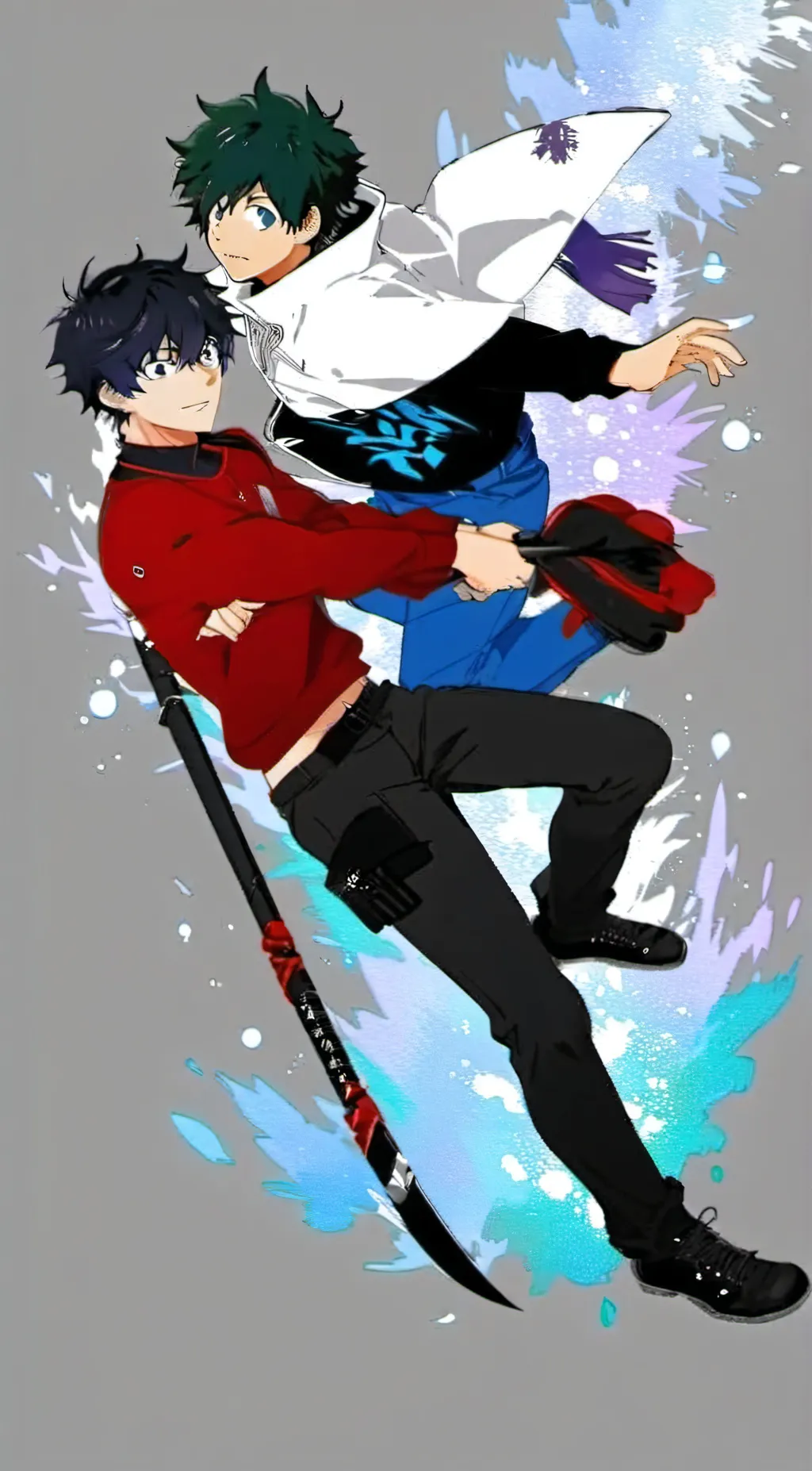 ai character: Rin & Izuku background