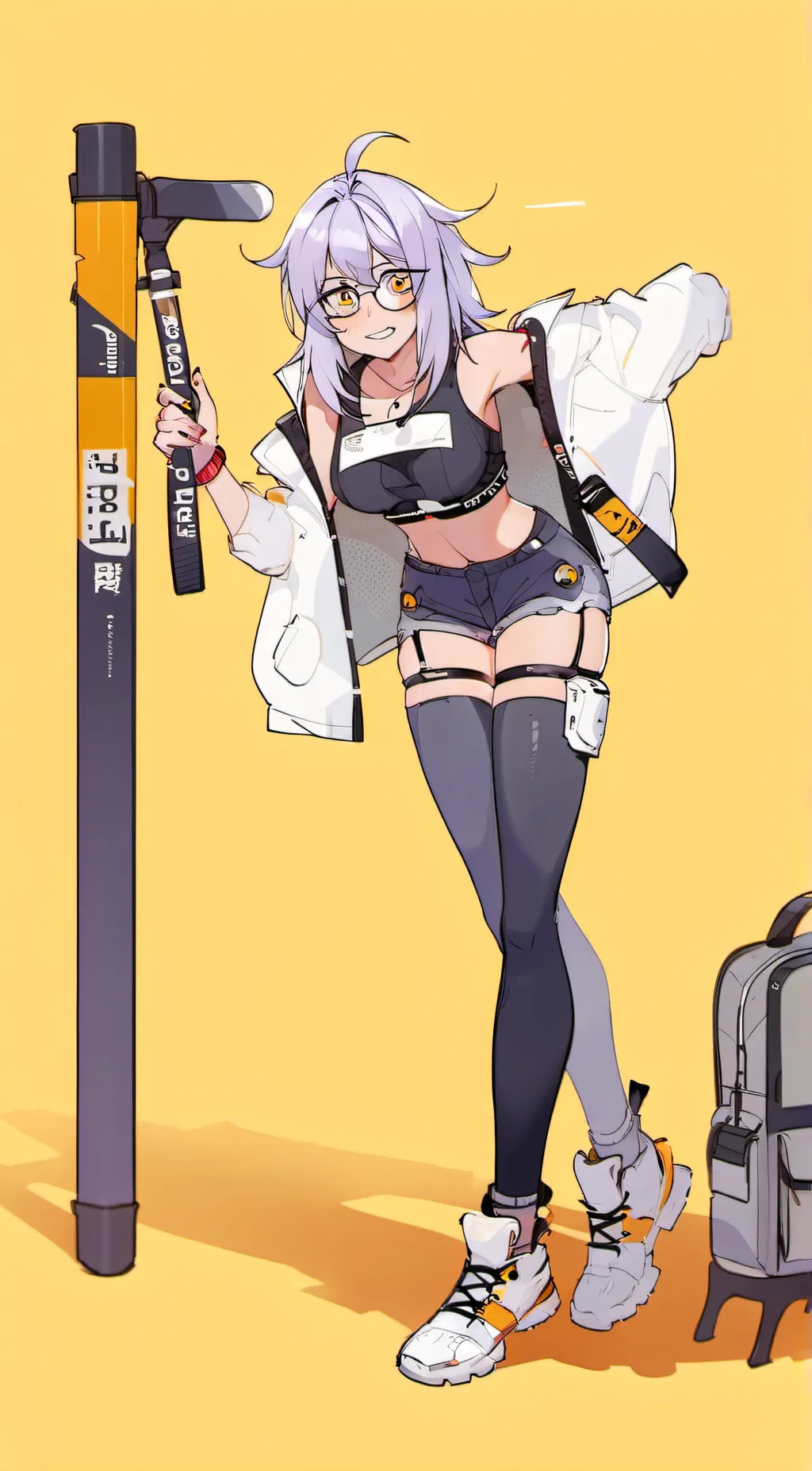 ai character: rose background
