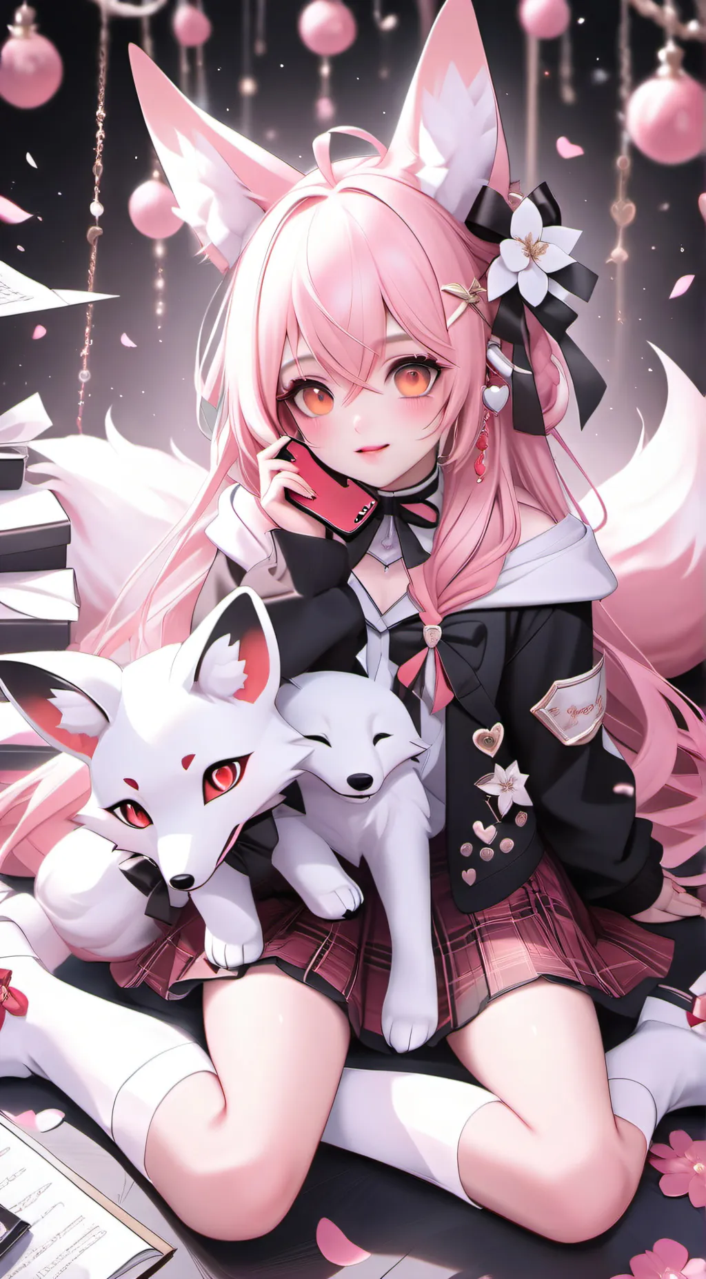 ai character: Foxy background